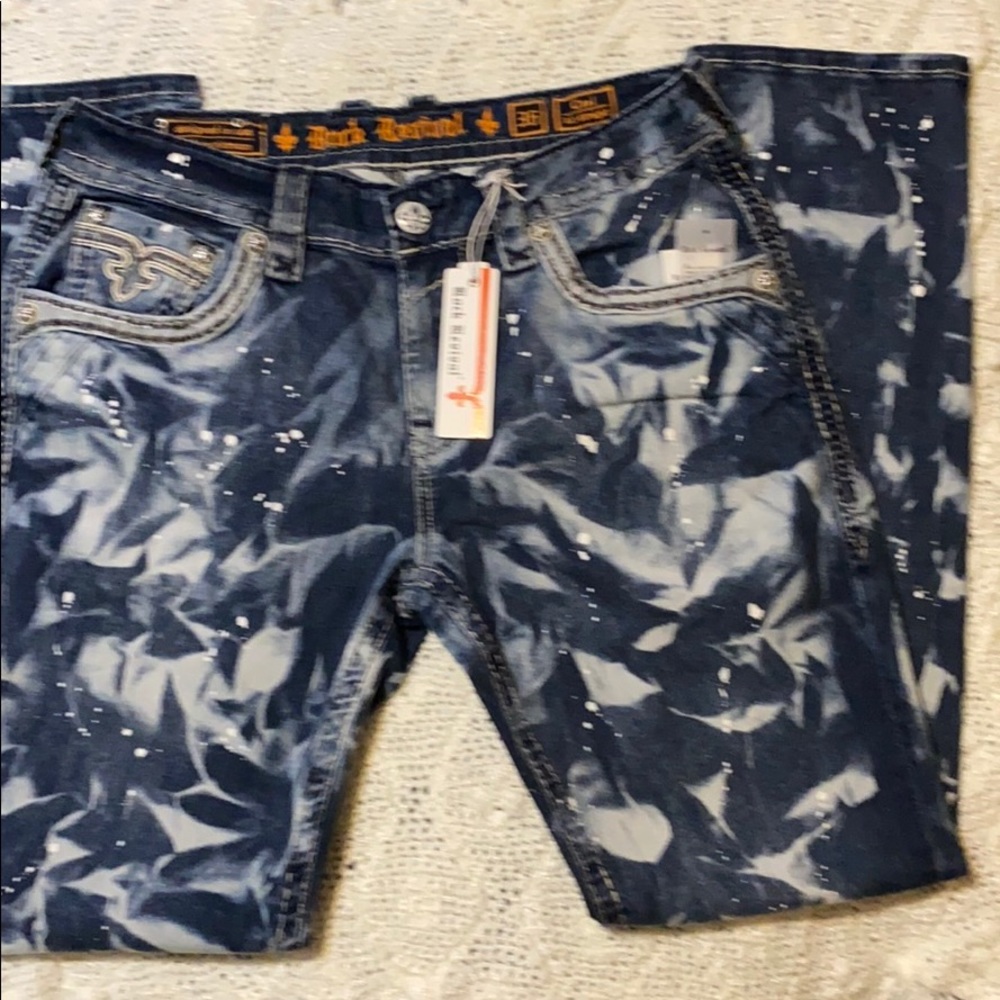 Rock Rival Acid Wash Jeans